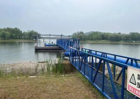 郑州牟山湿地公园浮船泵站